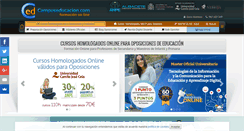 Desktop Screenshot of campuseducacion.com